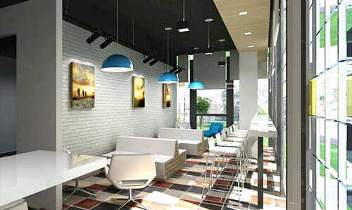 貿(mào)易公司茶水區(qū)設(shè)計效果圖